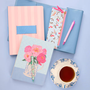 Studio Oh! Bouquet on Blue Medium Deconstructed Journal