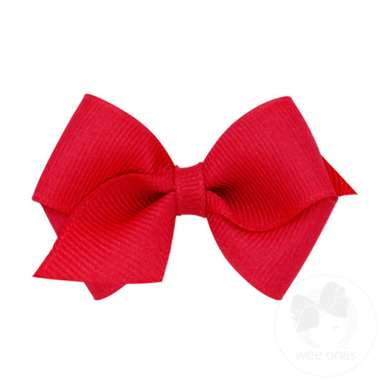 Wee Ones Wee Basic Grosgrain Bow - Multiple Colors!