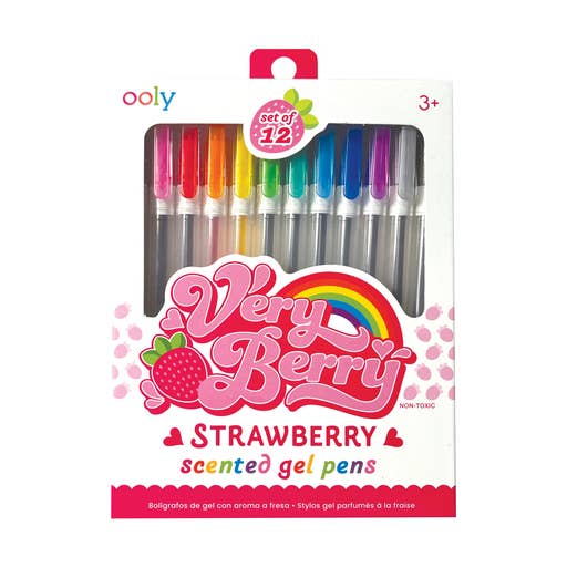 OOLY Very Berry Scented Gel Pens - Set of 12