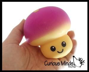 Curious Minds Toys Mushroom Squishy Squeeze Stress Ball