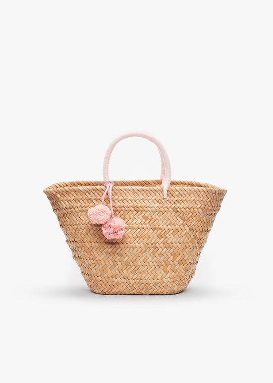 Kayu St Tropez Large Woven Tote in Blush