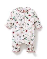 Petite Plume Baby's Madeline Romper in North Pole Chronicles