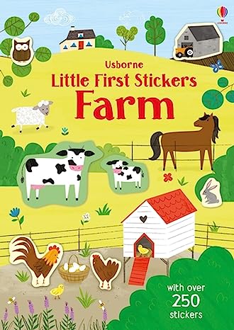 Usborne Little Stickers Farm Book