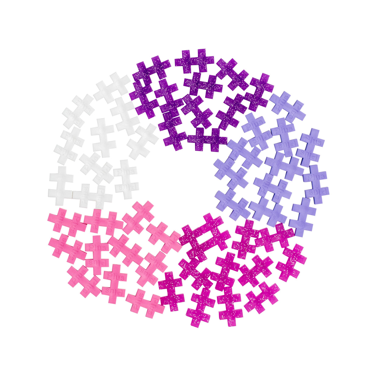 Plus-Plus 7- Piece Tube in Glitter