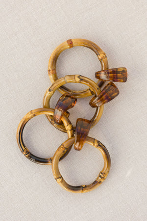 St. Armands Bamboo Statement Drop Earrings