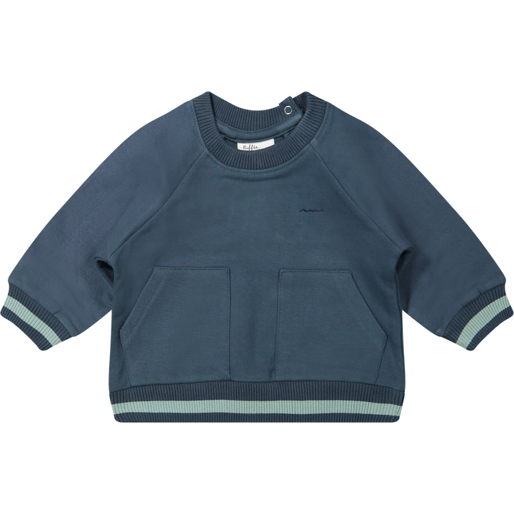 Riffle Amsterdam Milo Sweatshirt in Blue