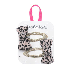 Rockahula Leopard Love Twisty Bow Clips