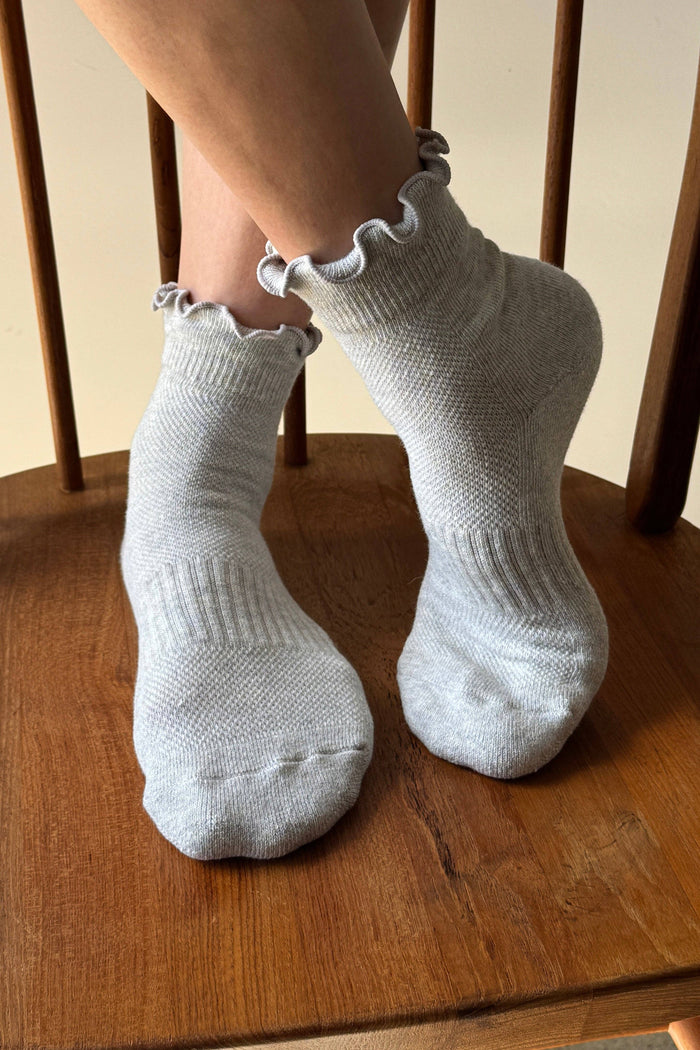 Le Bon Shoppe Ruffled Hugger Crew Socks - Multiple Colors!