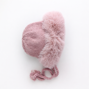 Huggalugs Cuddle Bonnet in Rosy