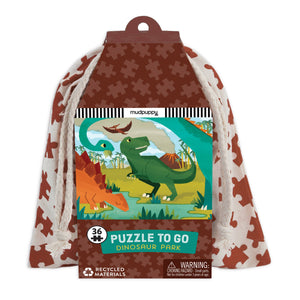 Chronicle Books Dinosaur Park Puzzle To Go