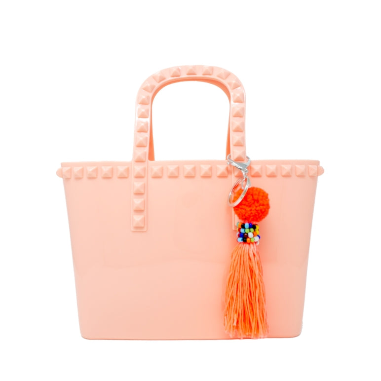 Zomi Gems Tiny Jelly Tote Bag in Pink
