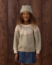 Rylee + Cru Fair Isle Sweater in Sage
