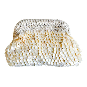 Gaby & Grace  Maui Seashell Beaded Handbag