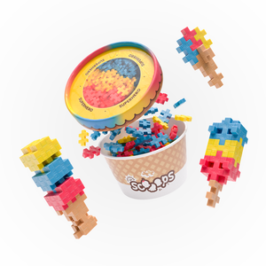 Plus-Plus USA Scooops Superhero Set