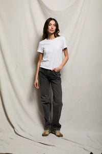 perfectwhitetee Recycled Cotton Lisa Slim Crew Tee - Multiple Colors!