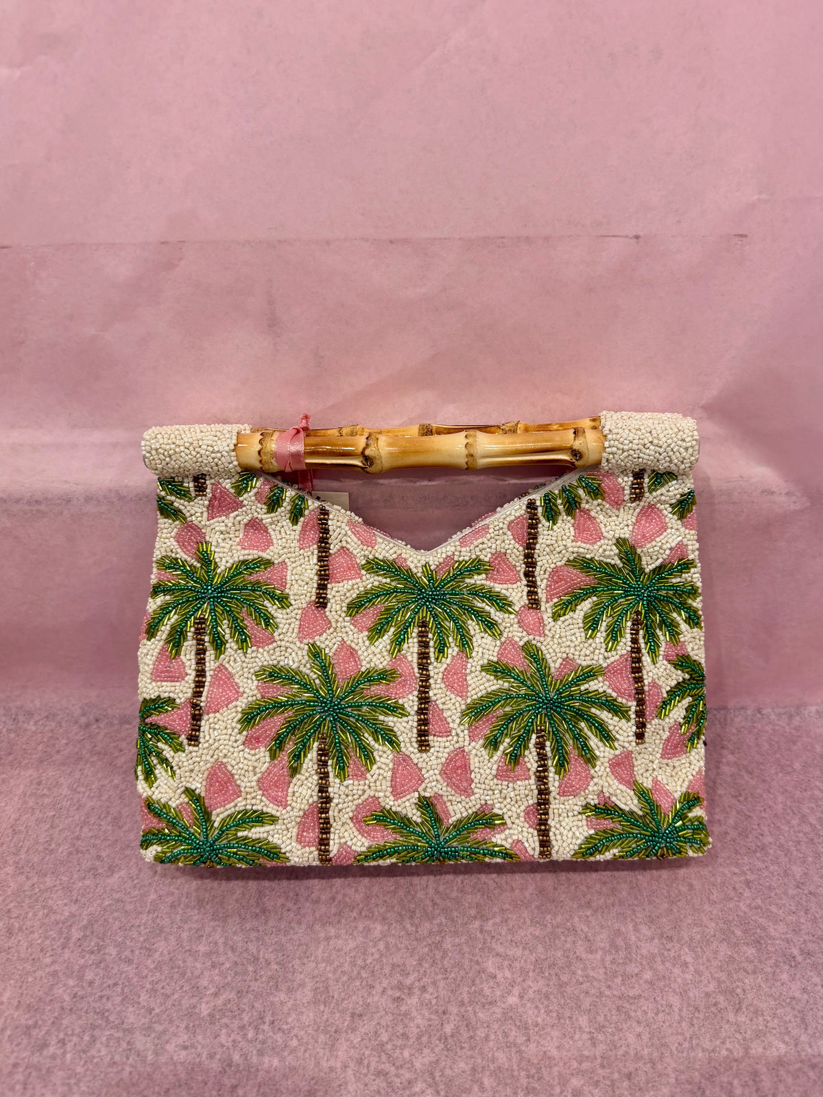 Tiana Bamboo Cut Out Handle Purse - Multiple Colors!