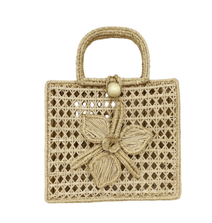 Victoria Dunn Low Country Mini Purse in Irica Palm