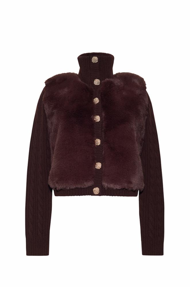 Cara Cara Logan Jacket in Brown