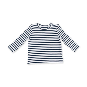 Angel Dear Varsity Jersey in Navy/White Stripe
