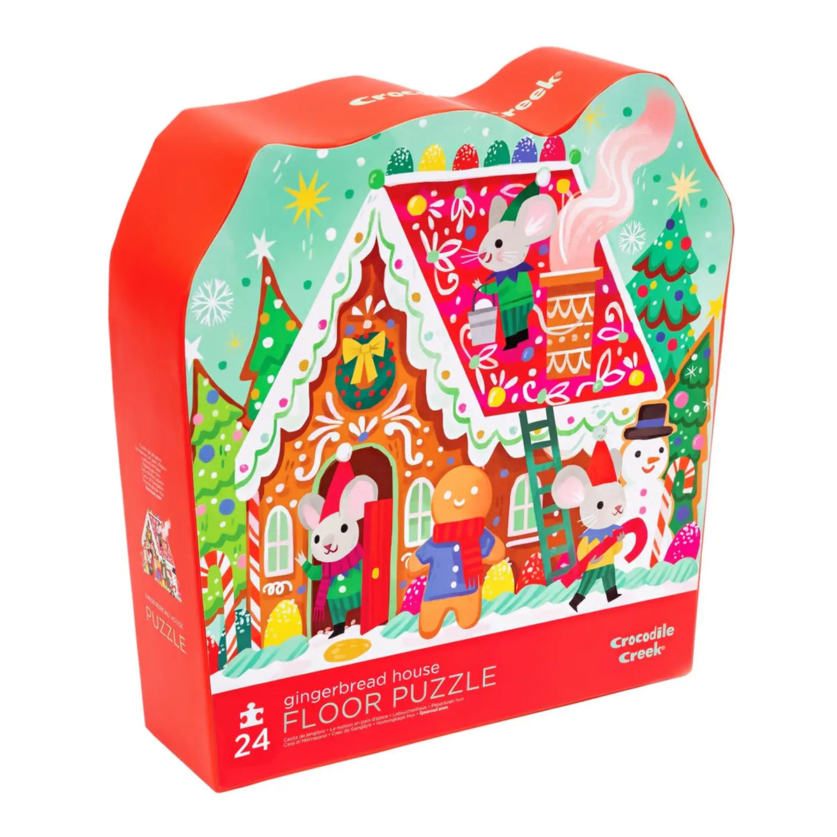 Crocodile Creek 24 Piece Gingerbread House Puzzle