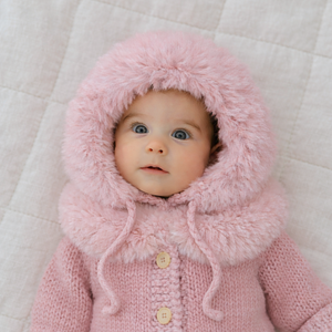 Huggalugs Cuddle Bonnet in Rosy