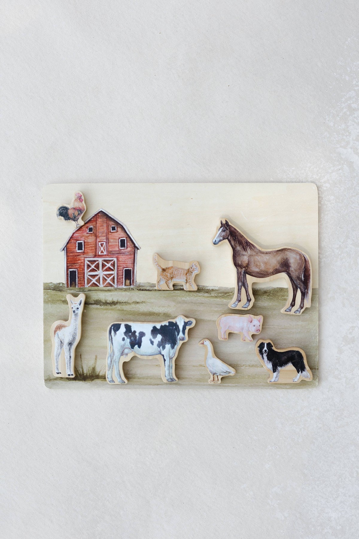Paige Tate Farm Animals Wooden Puzzle: A Tabitha Paige Puzzle