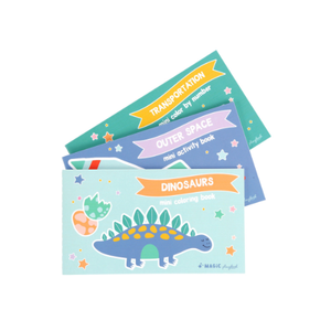 MagicPlaybook Set of 3 Blue Kids’ Activity Books Travel & On-the-Go Fun
