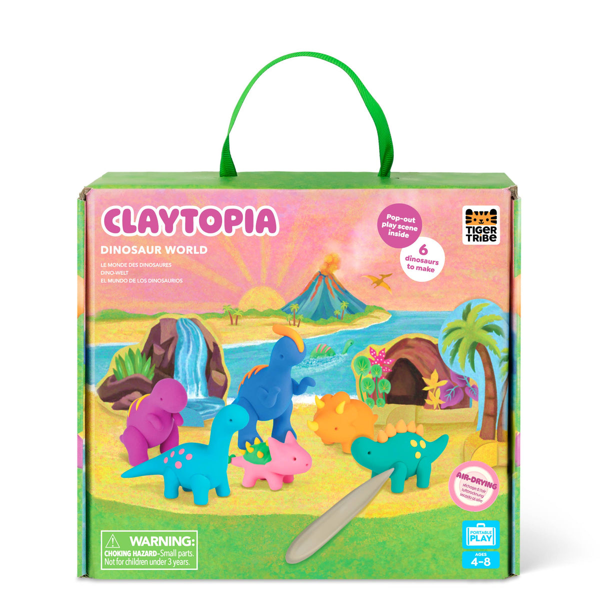 Tiger Tribe Dinosaur World Claytopia