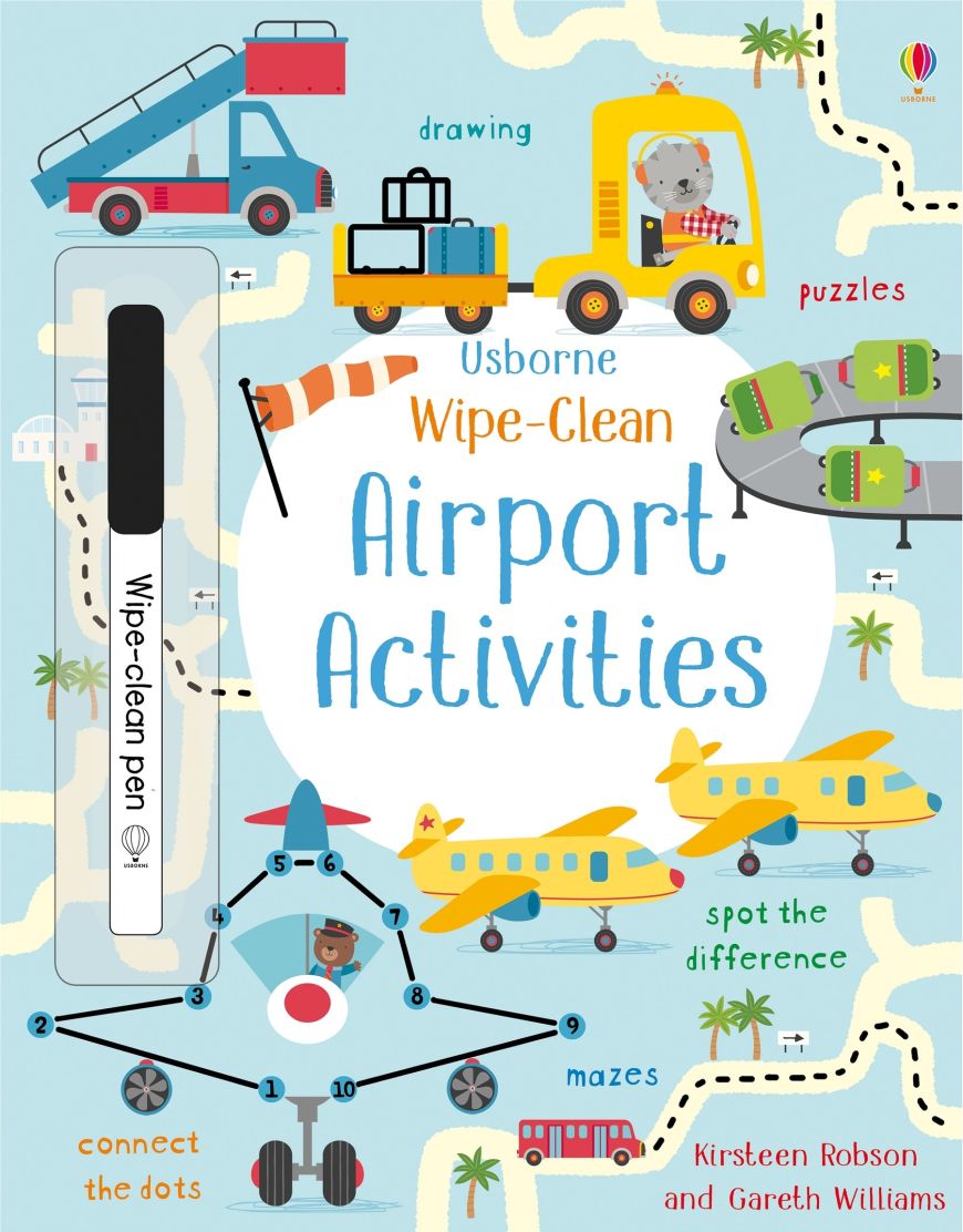 Usborne Wipe Clean Airport Activities Book