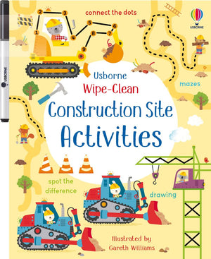 Usborne Wipe Clean Construction Site Activity Book