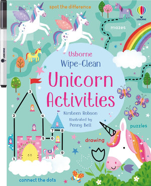 Usborne Wipe Clean Unicorn Activity Book