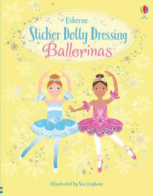 Usborne Sticker Dolly Dressing Ballerinas Book