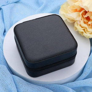 Sensibling Corp. Faux Leather Portable Square Jewelry Box