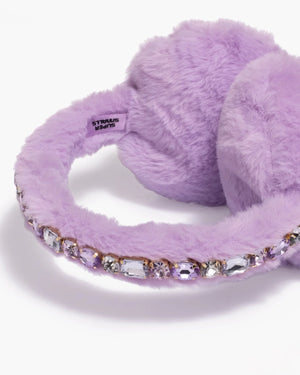 Super Smalls Lavender Dreams Ear Muffs - in Bejeweled Purple