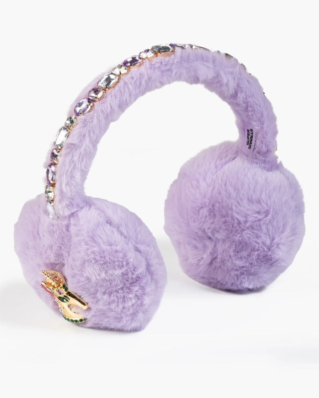 Super Smalls Lavender Dreams Ear Muffs - in Bejeweled Purple