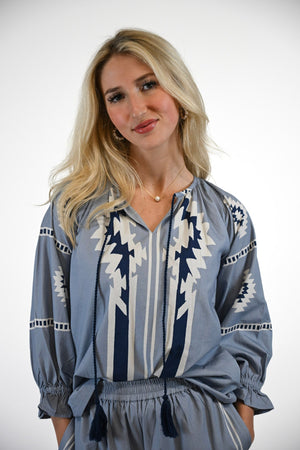 Daisy Blouse | Harbor Diamond