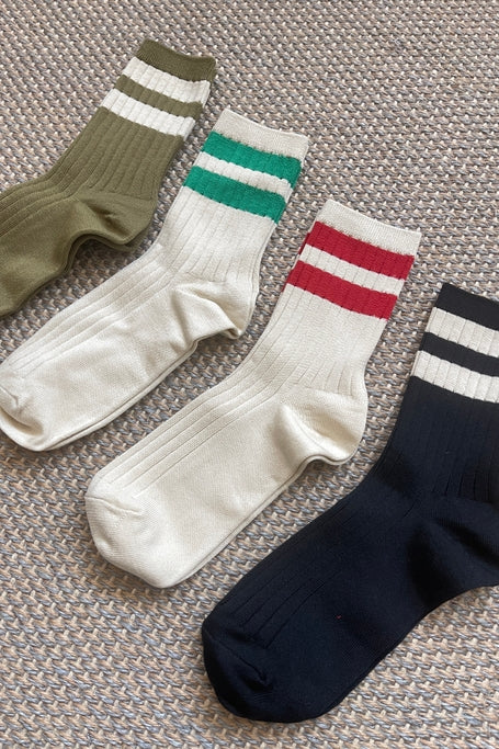 Le Bon Shoppe Her Varsity Socks - Multiple Colors!
