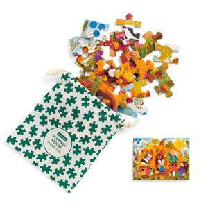 Chronicle Books Pumpkin House 36 - Piece Puzzle to Go