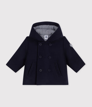 Petit Bateau Pea Coat in Navy