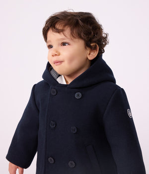 Petit Bateau Pea Coat in Navy