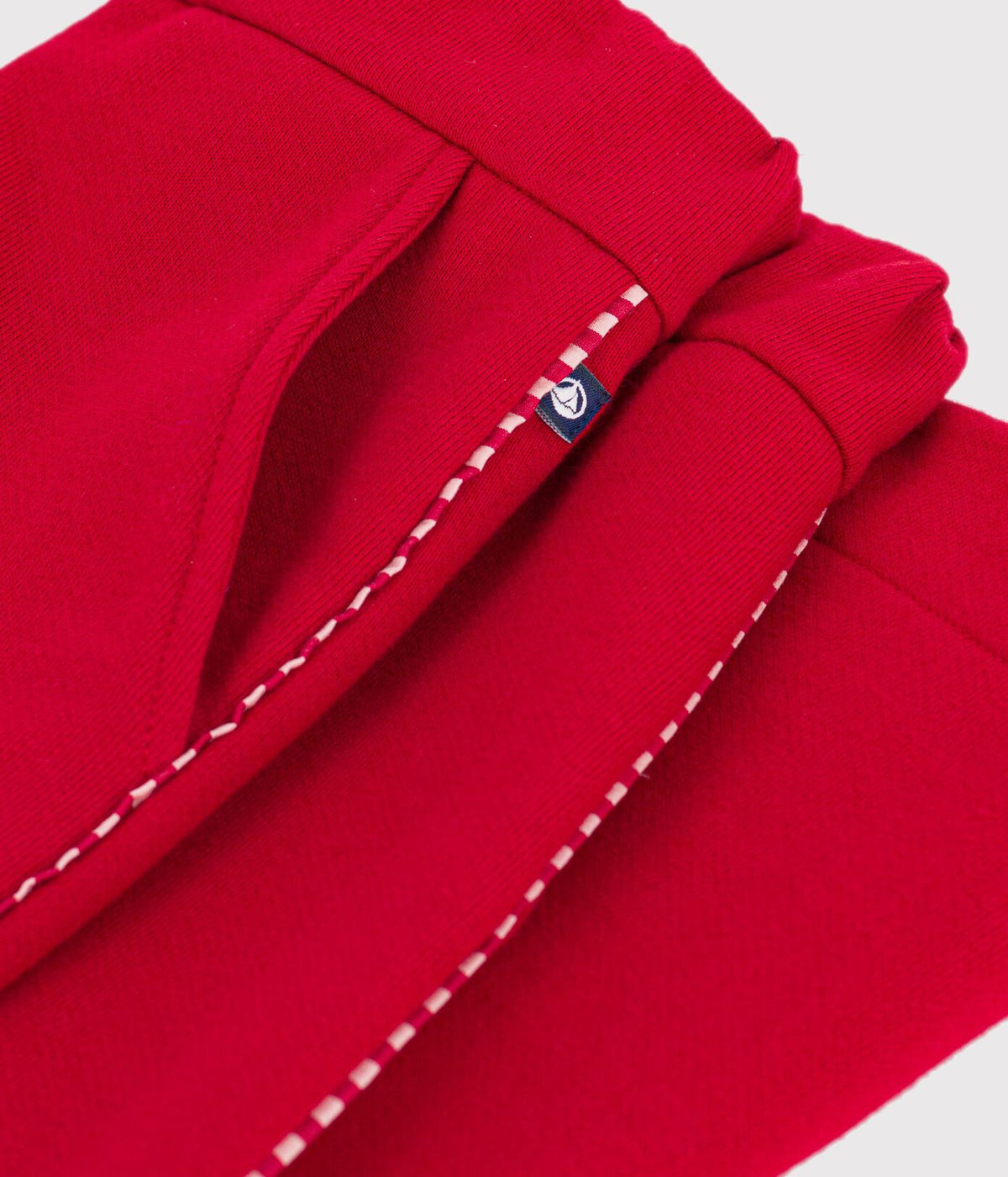Petit Bateau Wide Leg Pant in Red
