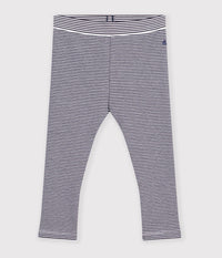 Petit Bateau Leggings in Navy Stripe