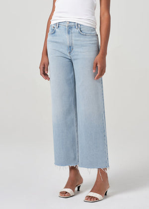 Agolde Ren High Rise Wide Leg Jean in Beam