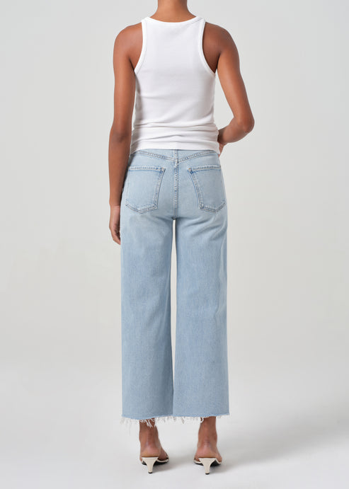 Agolde Ren High Rise Wide Leg Jean in Beam