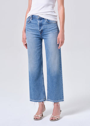 Agolde Ren High Rise Wide Leg Jean in Measure