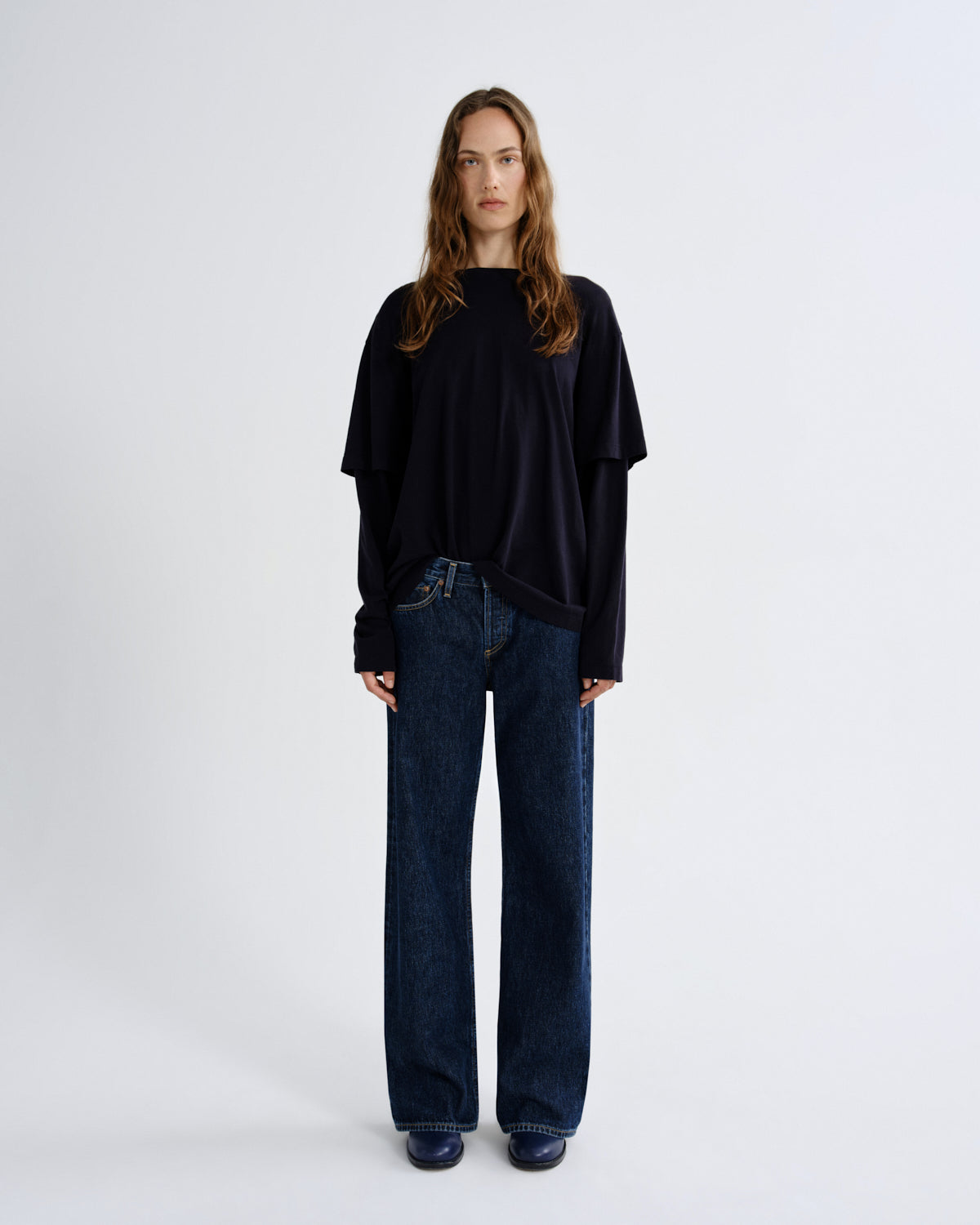 Agolde Low Rise Loose Jean in Pendulum