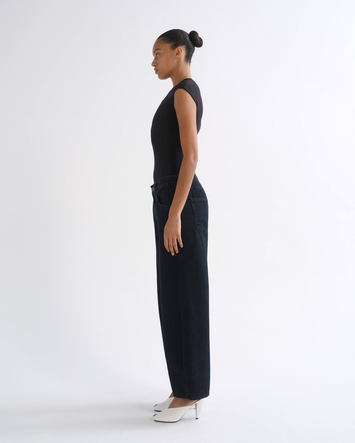 AGOLDE Low Curve Jean Crop in Crushed