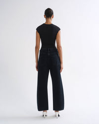 AGOLDE Low Curve Jean Crop in Crushed