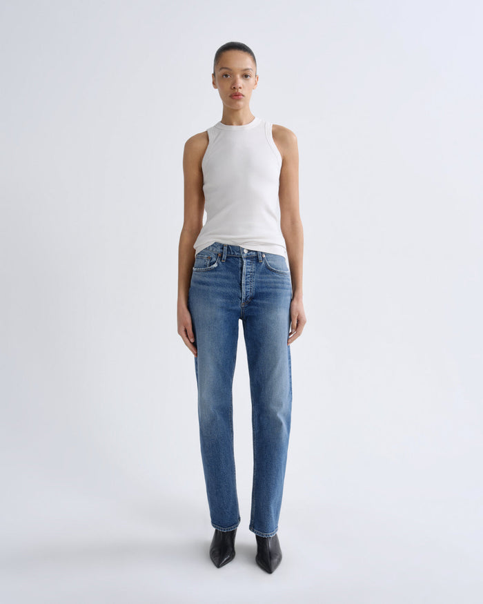 AGOLDE Lana Straight Jean in Waive