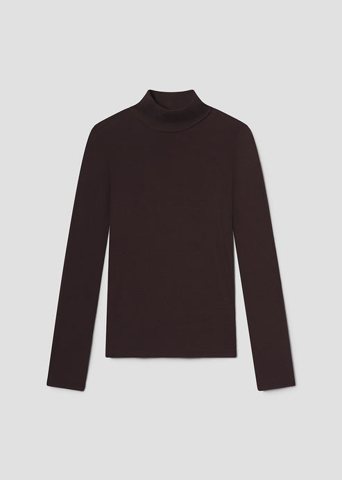 AGOLDE Pascale Turtleneck In Root
